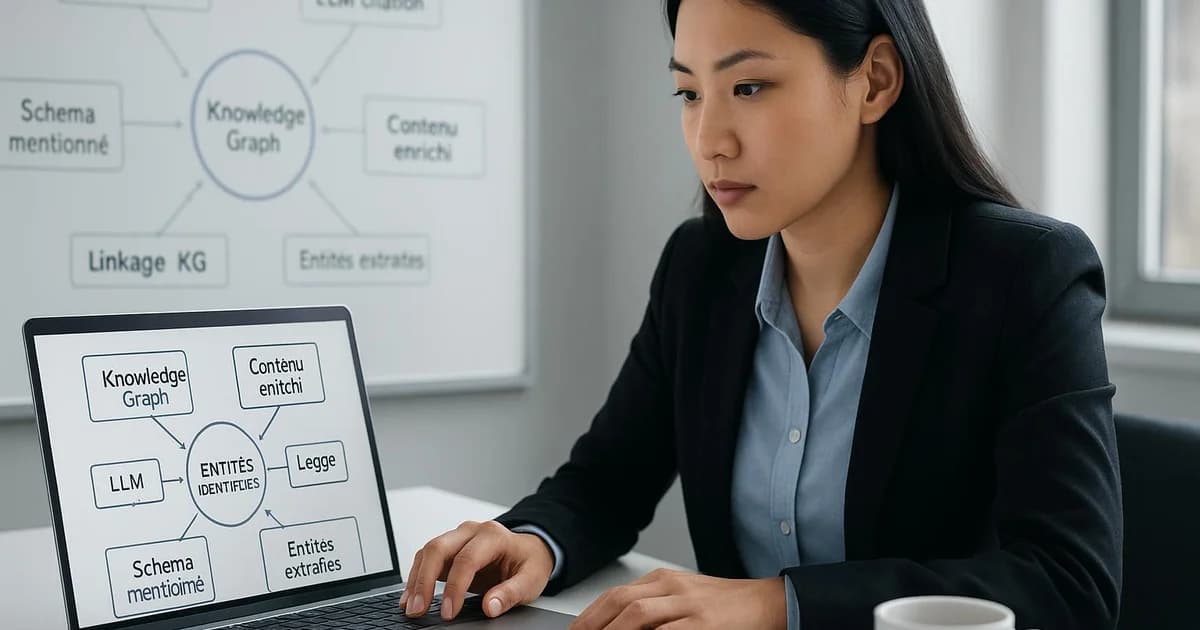 Illustration: Named Entities SEO: Visibility in AI Search Engines