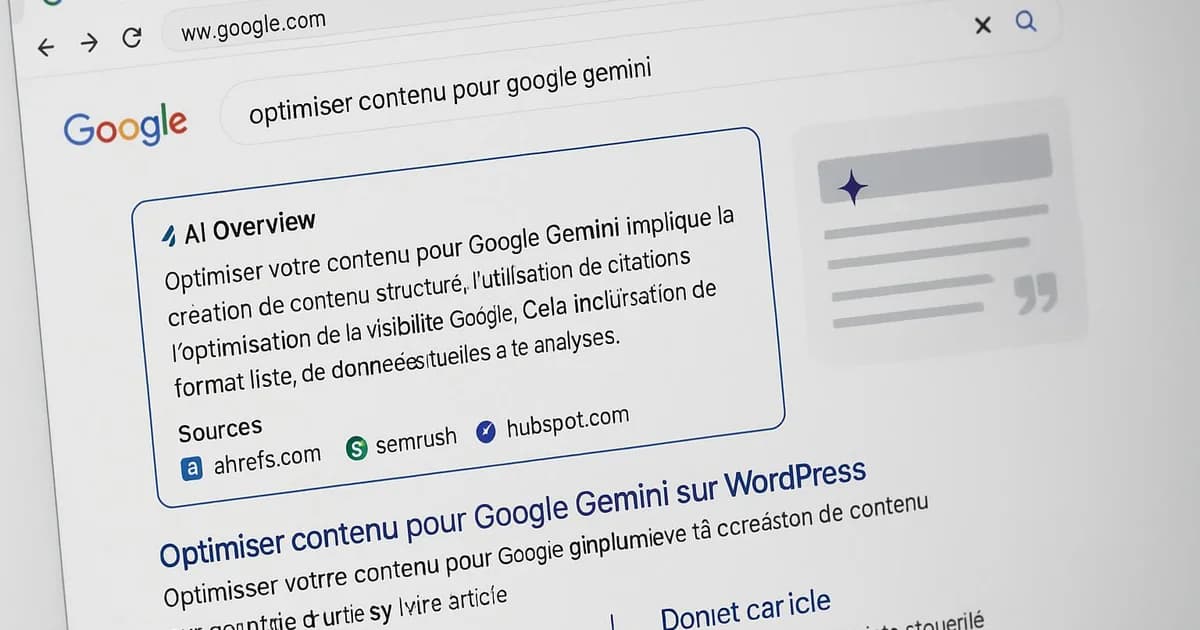 Optimizing Content for Google Gemini on WordPress