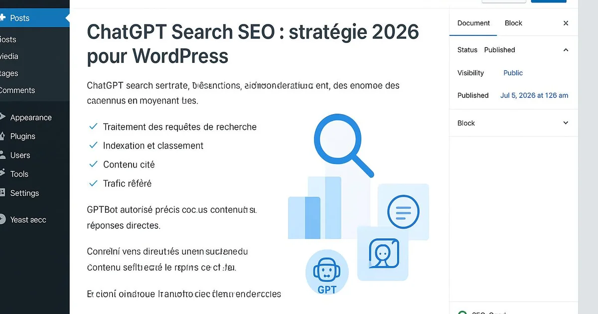 ChatGPT Search SEO: 2026 Strategy for WordPress