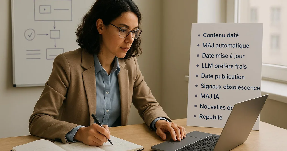 Méthodologie : Fraîcheur du contenu : SEO, GEO et visibilité LLM
