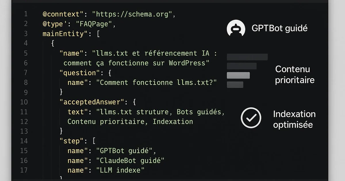 Illustration: llms.txt and AI Search: How It Works on WordPress