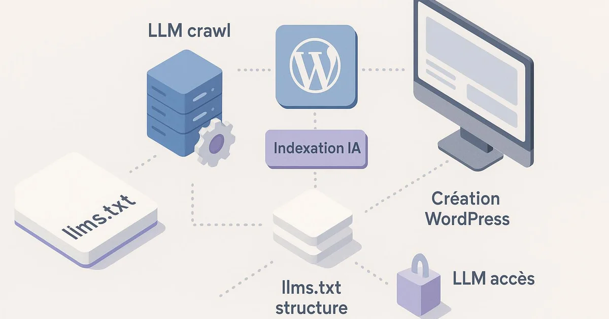 Illustration: llms.txt WordPress: the complete 2026 guide
