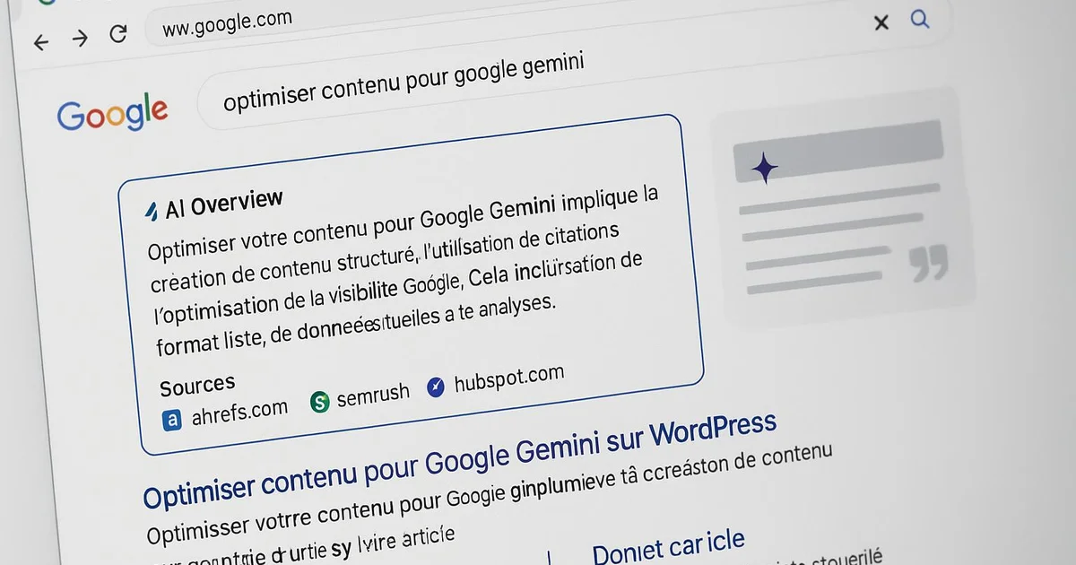 Optimizing Content for Google Gemini on WordPress