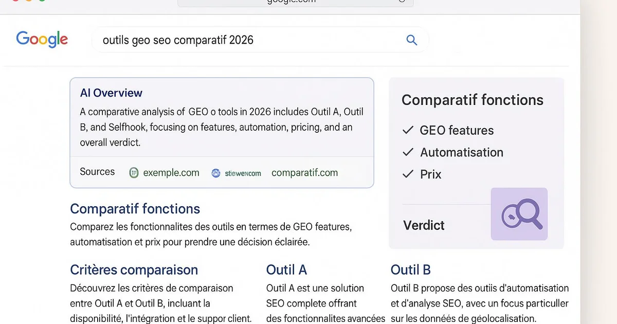 Illustration: GEO SEO Tools: The 2026 Comparison of Key Solutions