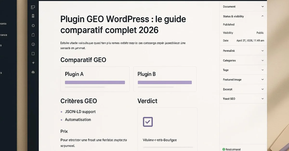 GEO WordPress Plugin: The Complete 2026 Comparison Guide