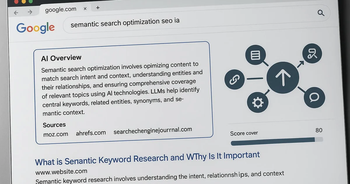 Semantic Search Optimization : SEO et IA à l'ère sémantique