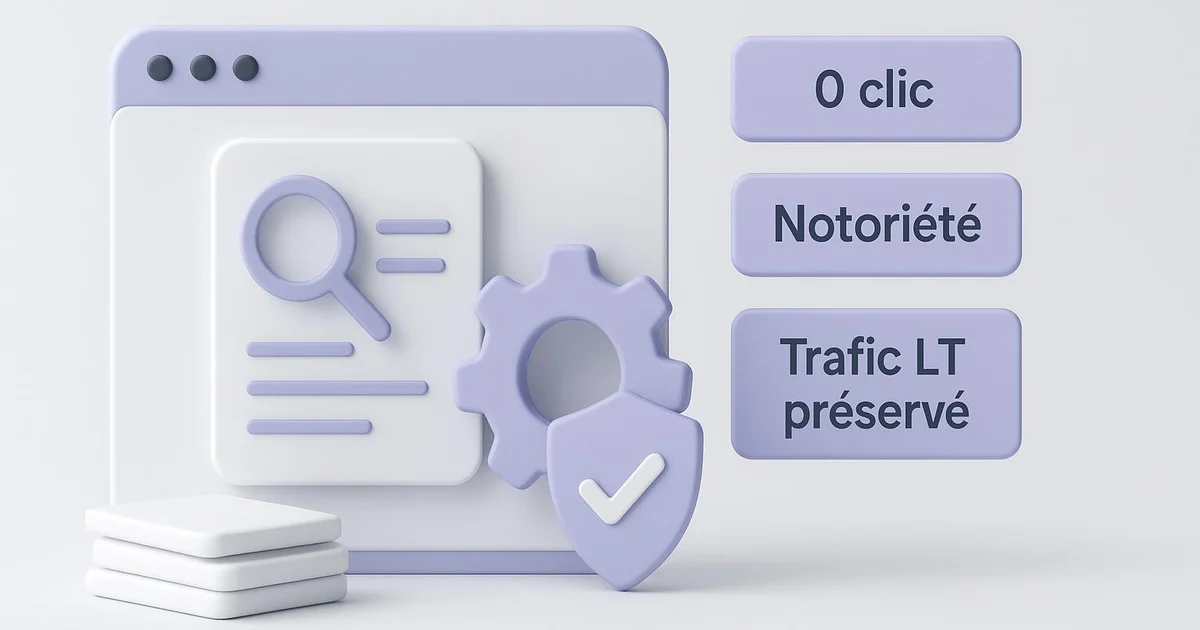 Illustration : Zero-click IA search : stratégie de contenu à adopter